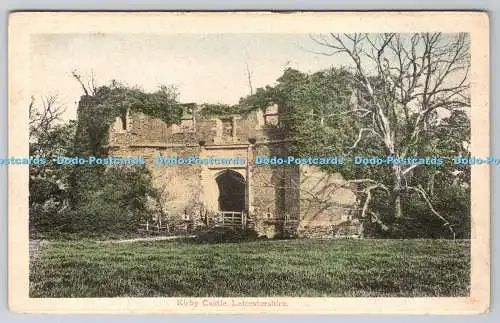 R772773 Leicestershire Kirby Castle Postkarte