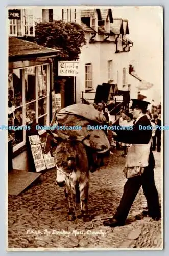 R771571 Clovelly The Donkey Mall E A Sweetman Tunbridge Wells RP PM Brixham Devo