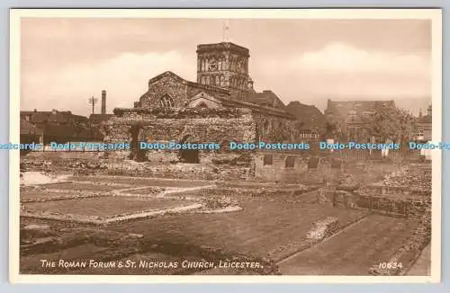 R772831 Leicester Forum Romanum und Nikolaikirche Die R A Postkarten RP