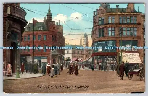 R772845 Leicester Entrance to Market Place Philco Series No 4685 British Manufac