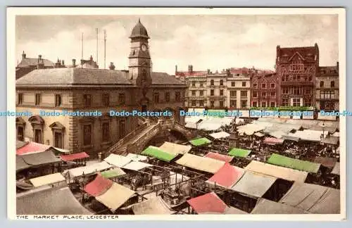 R772847 Leicester Der Marktplatz Postkarte