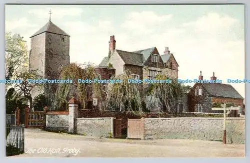 R772853 Groby The Old Hall Postkarte