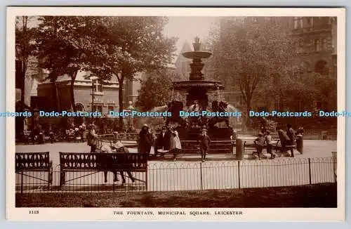 R772864 Leicester Municipal Square The Fountain The P N Series of Artistic Cards