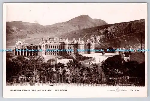 R772883 Edinburgh Holyrood Palace and Arthur Seat W R and S Reliable Series PM P