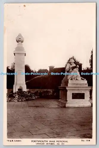 R771682 Portsmouth War Memorial W and K London