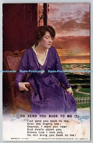 R771685 God Send You Back To Me Bamforth Holmfirth England New York Songs Series