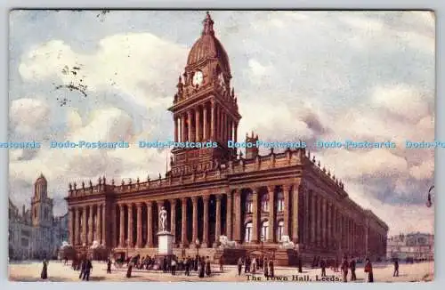 R772934 Leeds The Town Hall Dainty Series 1905