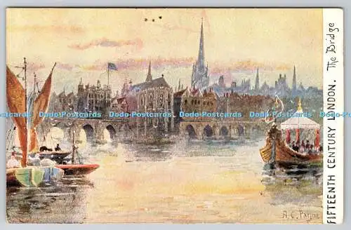 R772937 London The Bridge Fifteenth Century S Hildesheimer No 5324 A C Payne