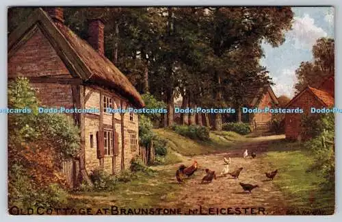 R772963 Old Cottage at Braunstone Nr Leicester G Childeric Buxton The Wyvern Ser