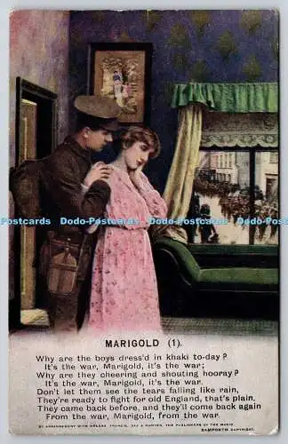 R771745 Marigold Bamforth Holmfirth England New York Songs Series No 4895 1