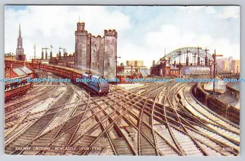 R772971 Newcastle Upon Tyne Eisenbahnübergang Valentine Art Farbe G W Schlag