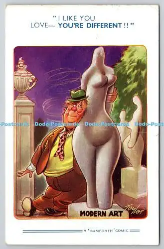 R771754 I Like You Love You re Different Modern Art Bamforth Holmfirth Yorkshire