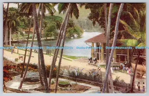 R772978 Ceylon Kandy Blick vom Tempel Die Heilige Zahnplatte Nr 39