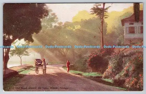 R772979 Ceylon Kandy The Road Around the Lake Plate No 42