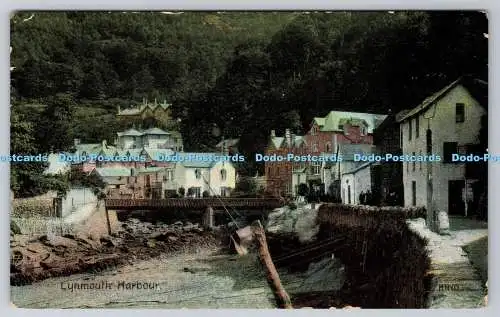 R772988 Lynmouth Harbour Shurey Diese schöne Serie schöner Postkarten 1909