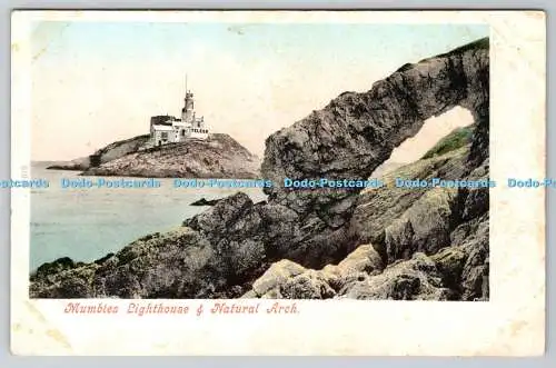 R772997 Mumbles Leuchtturm und Naturbogen