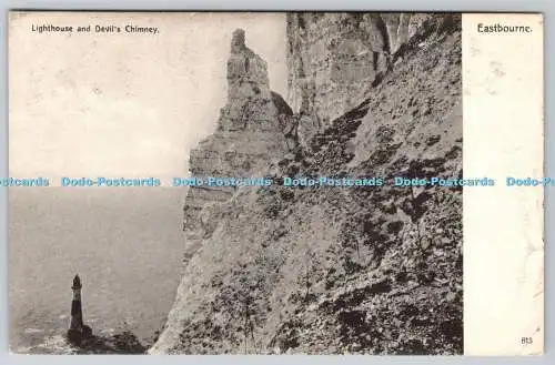 R772999 Eastbourne Lighthouse and Devil Chimney J Davis Victoria Serie 1905