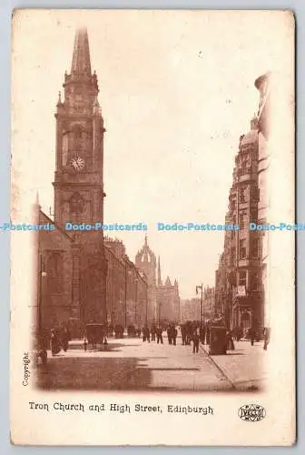 R771782 Edinburgh Tron Church and High Street P W M Vello British manufacturing PM