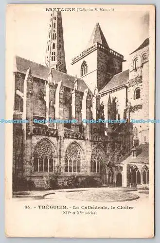 R771789 Treguier La Cathedrale le Cloitre Bretagne Collection E Hamonic