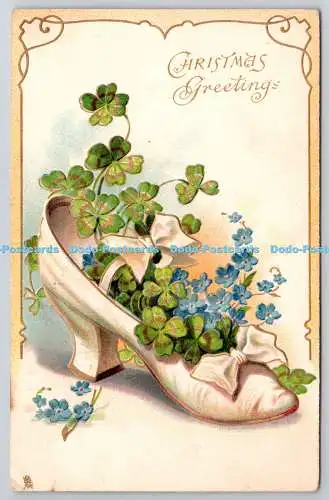 R773022 Weihnachtsgrüße Schuh Blumen Stecken Weihnachten Nr 8271