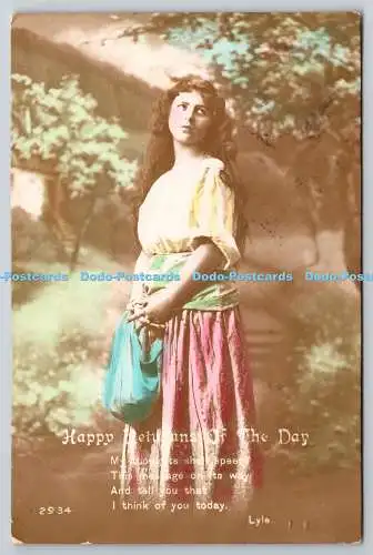 R771879 Happy Returns Of The Day Girl in the Garden Philco Series PM Leeds 1916