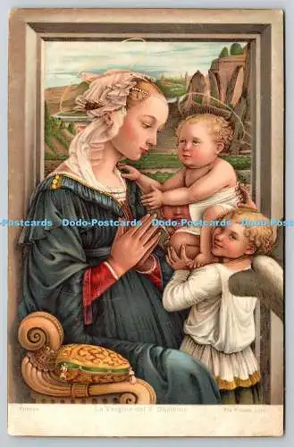 R771888 Firenze La Vergine Col S Bambino Fra Filippo Lippi Stengel