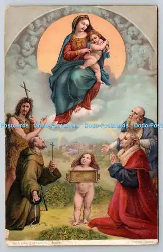 R771889 Roma Vatikan Die Madonna von Foligno Raphael Misch World Galleries Serie