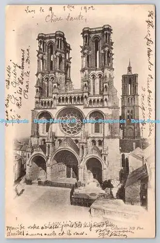 R771949 Laon Facade de la Cathedrale Collections ND Phot PM Aisne 1902