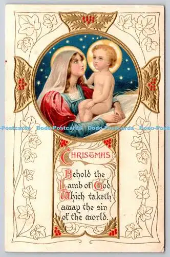 R773194 Weihnachten Heilige Maria und Baby Tuck Weihnachten Serie Nr 160