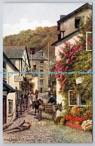 R773300 Clovelly High Street J Salmon Sevenoaks England A R Quinton