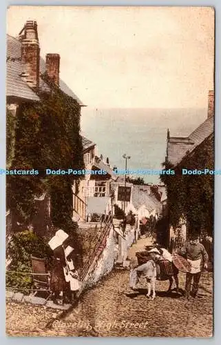 R773303 Clovelly High Street F Frith Reigate No 24766 1918