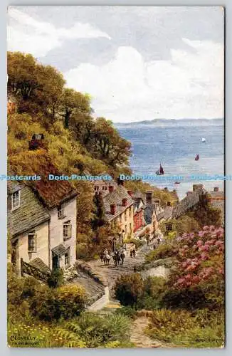 R773305 Clovelly From Above J Salmon Sevenoaks England A R Quinton