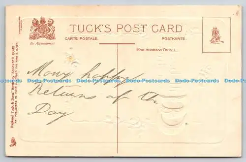 R772093 With Best Wishes For a Bright and Happy Birthday Tuck Birthday Series No