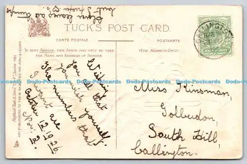 R772110 Many Happy Returns Flower Tuck Art Series 1761 PM Callington 1905