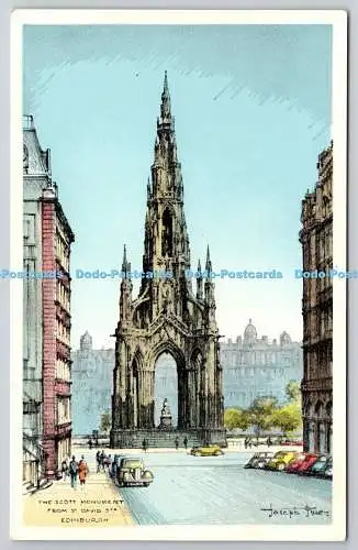 R772125 Edinburgh The Scott Monument From St David E T W Dennis