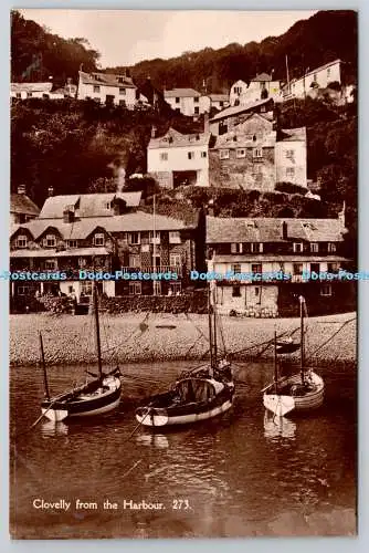 R773366 Clovelly From The harbour Britische Manufaktur RP 1929