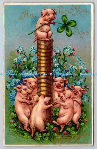 R773370 A New Year Joys Pigs Serie 14366