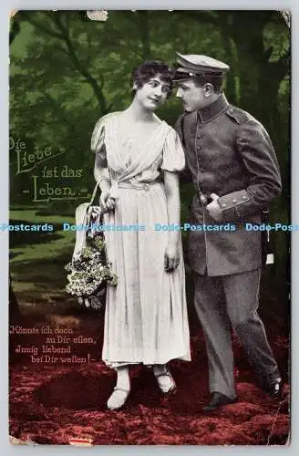 R773385 Die Liebe Ist das Leben Soldat Together With Girl 1919