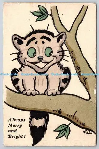 R773409 Always Merry and Bright Animal E W Savory Bristol Series No 512 A Clifto