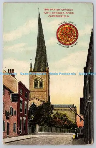 R773473 Chesterfield The Parish Church With Crooked Spire G S and D London The S