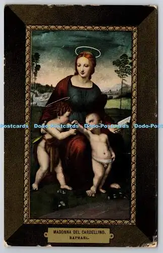 R773489 Madonna Del Cardellino Raphael Max Ettlinger London Serie 5200 PM Folke