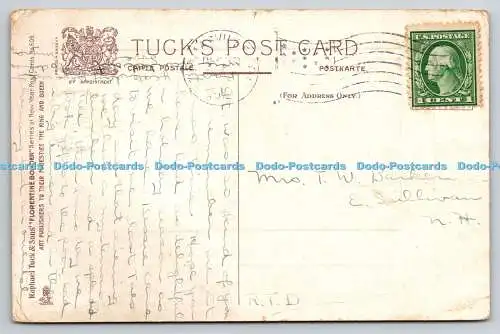 R772265 A Happy New Year Tuck Florentine Border Series Of New Year Post Cards No