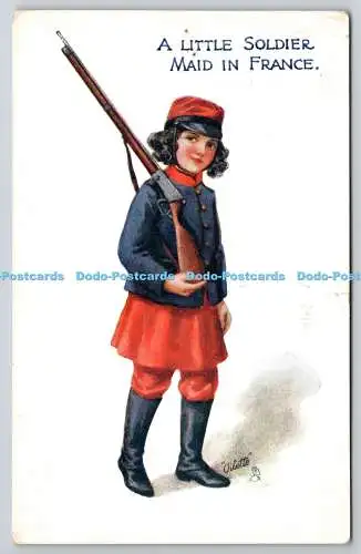 R772322 A Little Soldier Maid in France For the Cause Tuck Oilette No 8771