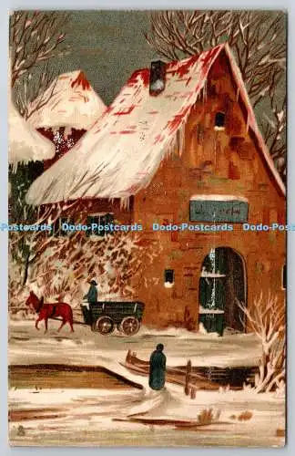 R772340 Weihnachtsgrüße Home Tuck Christmas Serie Nr. C 122 PM Croydon 1910