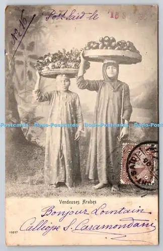 R772348 Vendeuses Arabes Egypte Postkarte