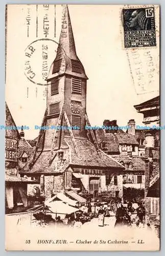 R773531 Honfleur Clocher de Ste Catherine LL 53