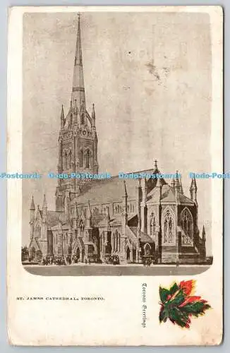 R773747 Toronto St James Cathedral Souvenir Mailing Card