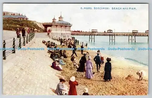 R774913 Boscombe Beach and Pier Photochrom Co Ltd Celesque Serie