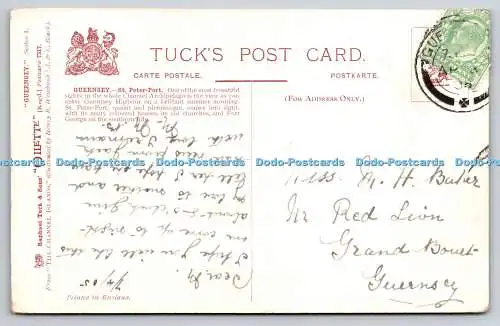 R774919 Guernsey St Peter Port Raphael Tuck and Sons Oilette Postkarte 7317 A und