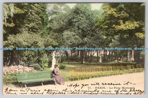 R774939 Paris Le Parc Monceau Postkarte